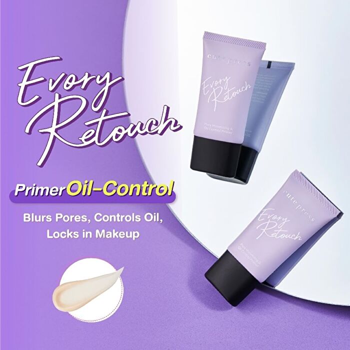 Evory Retouch Pore Minimizing & Oil Control Primer - 20g 