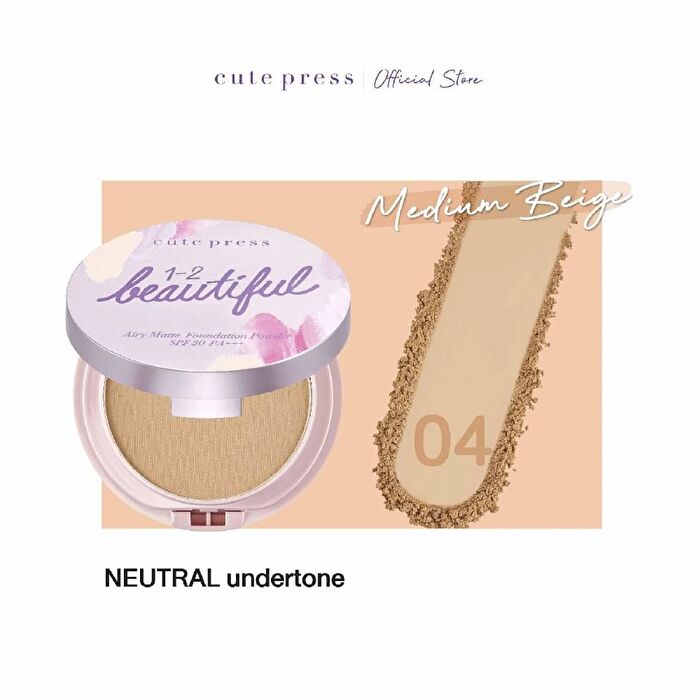 Airy Matte Foundation Powder SPF 30 PA +++ - 04 Medium Beige