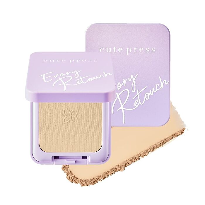 Evory Retouch Oil Control Foundation Powder SPF 30 PA +++ - B2 Honey Beige
