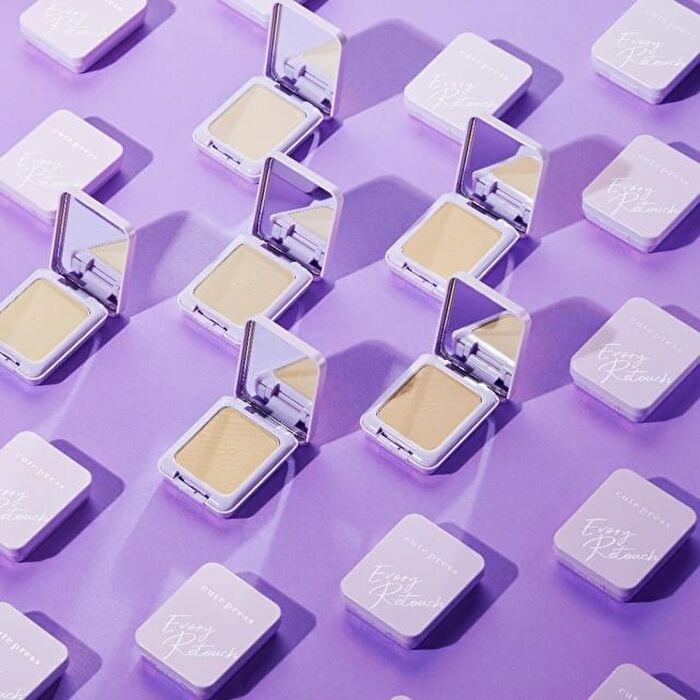 Evory Retouch Oil Control Foundation Powder SPF 30 PA +++ - P1 Light Pink Beige