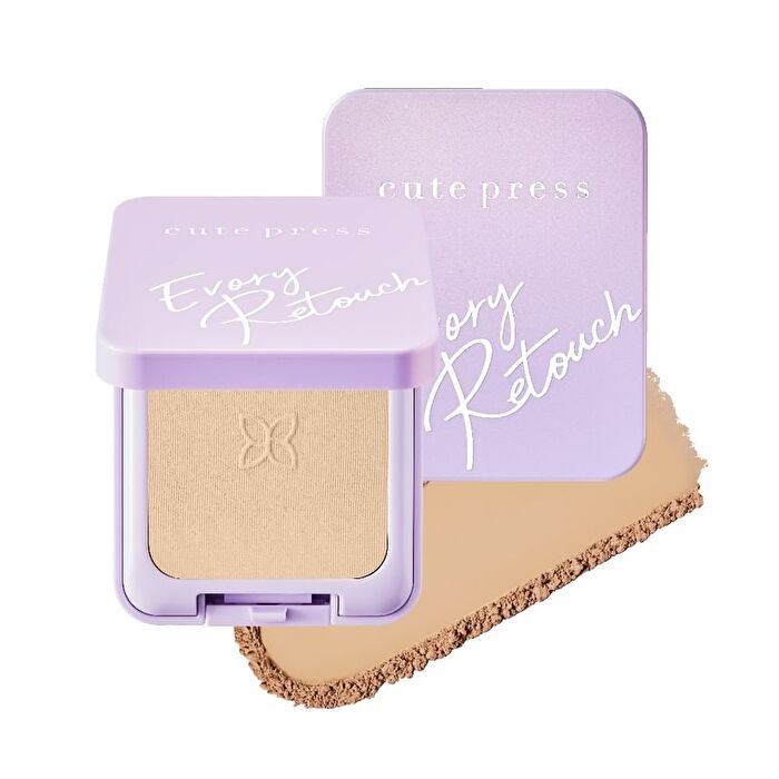Evory Retouch Oil Control Foundation Powder SPF 30 PA +++ - P2 Pink Beige