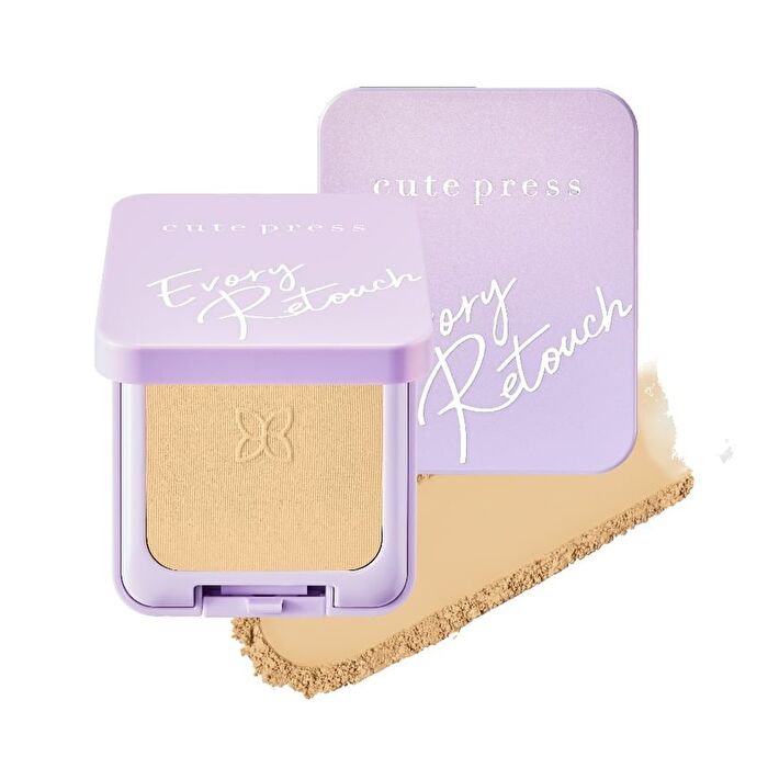 Evory Retouch Oil Control Foundation Powder SPF 30 PA +++ - P2 Pink Beige