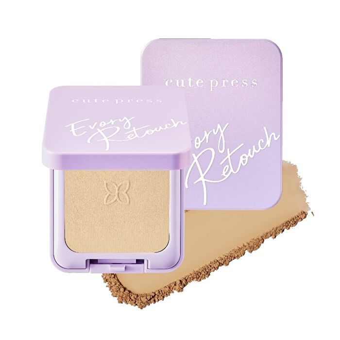 Evory Retouch Oil Control Foundation Powder SPF 30 PA +++ - P2 Pink Beige