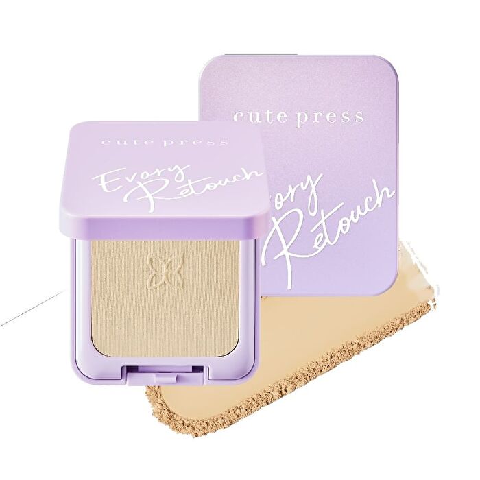 Evory Retouch Oil Control Foundation Powder SPF 30 PA +++ - N2 Natural Beige