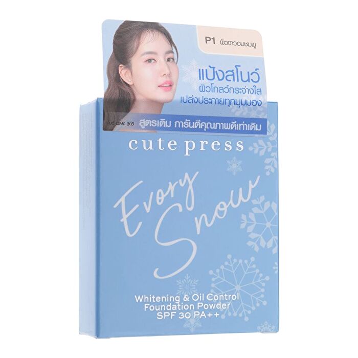 Evory Snow Whitening & Oil Control Foundation Powder SPF 30 PA ++ - N1 Light Beige