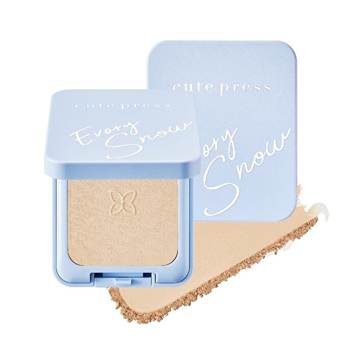 Evory Snow Whitening & Oil Control Foundation Powder SPF 30 PA ++ - N1 Light Beige