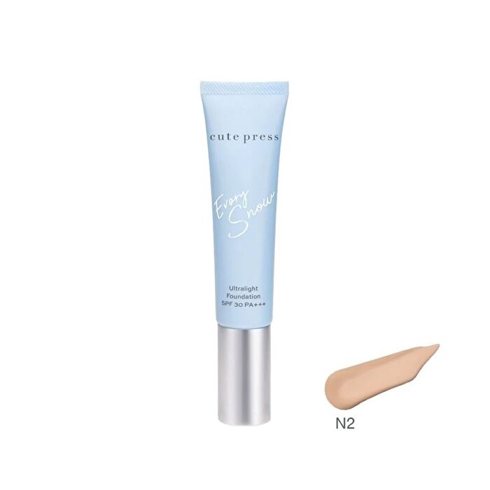 Evory Snow Ultralight Foundation SPF 30 PA +++ - N1 Light Natural Beige - 30g