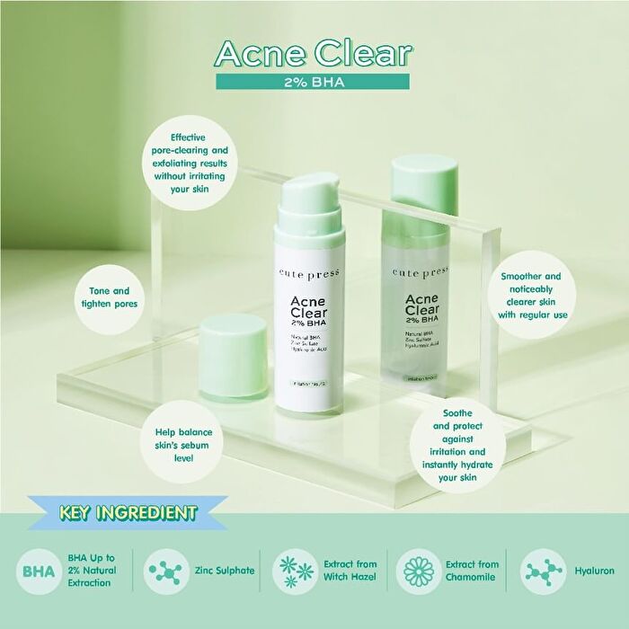 Acne Clear 2% BHA Gel Serum - 30ml