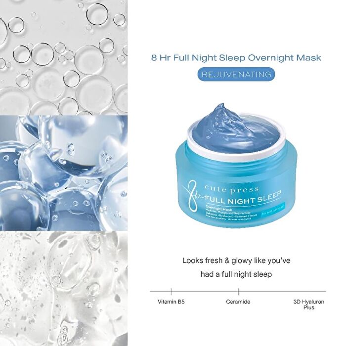 8 Hr Full Night Sleep Overnight Mask - 50g