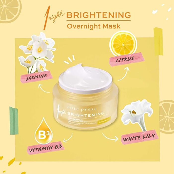 1 Night Brightening Overnight Mask - 50g
