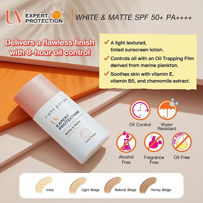  Expert Protection White & Matte+ - Light Beige - 40ml