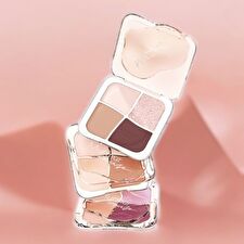 Murmurmuse All-Match 4-Color Eyeshadow Palette - 4 Types - P41# Satin Pink - 4.5g