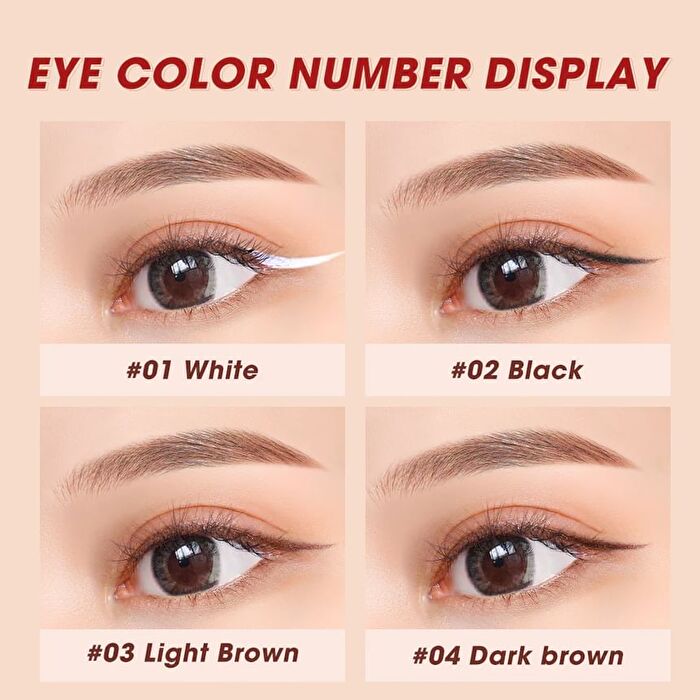 Extreme Gel Eyeliner Pencil - 4 Colors - #01 White - 0.12g