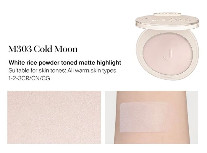 Joocyee Matte Highlighter Powder - 2 Colors - #M302 Milky Ivory - 4.3g