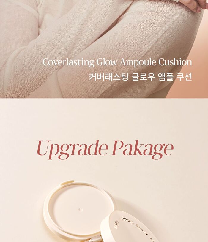 Chosungah Beauty Cover Lasting Glow Ampoule Cushion Set - 2 Colors - #02 Sand Beige