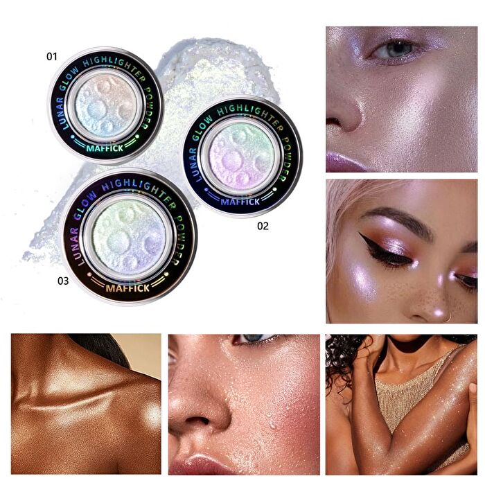 Planet Clear Chameleon Highlighter - 3 Colors - 03# - 2.1g