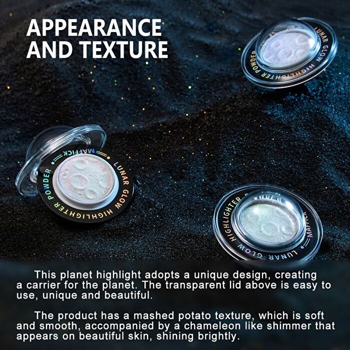 Planet Clear Chameleon Highlighter - 3 Colors - 03# - 2.1g
