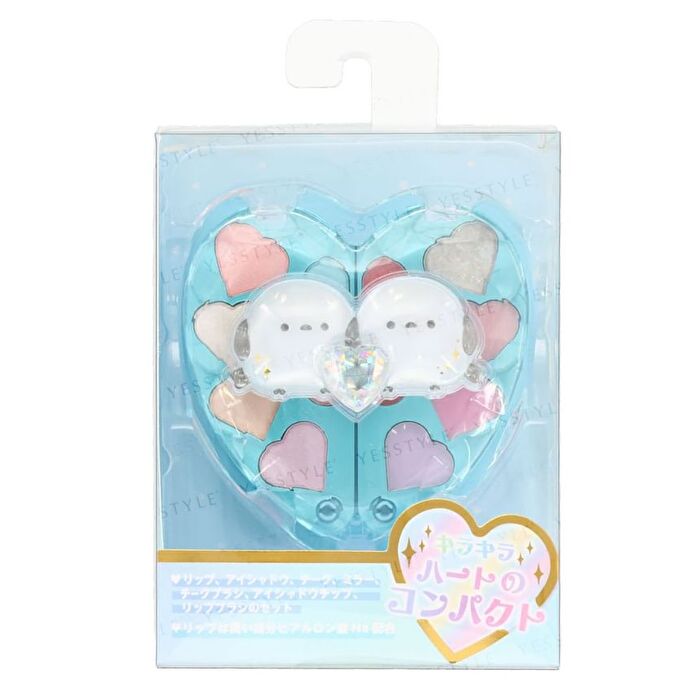 Shobido Glitter Heart Makeup Compact Palette - Fluffy Sky
