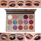 15-Color Pressed Glitter Eyeshadow Palette - 15g