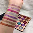 15-Color Pressed Glitter Eyeshadow Palette - 15g