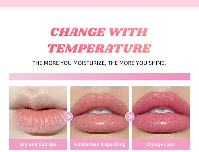Beauty Glazed Temperature-Changing Pearlescent Lip Gloss - 7g