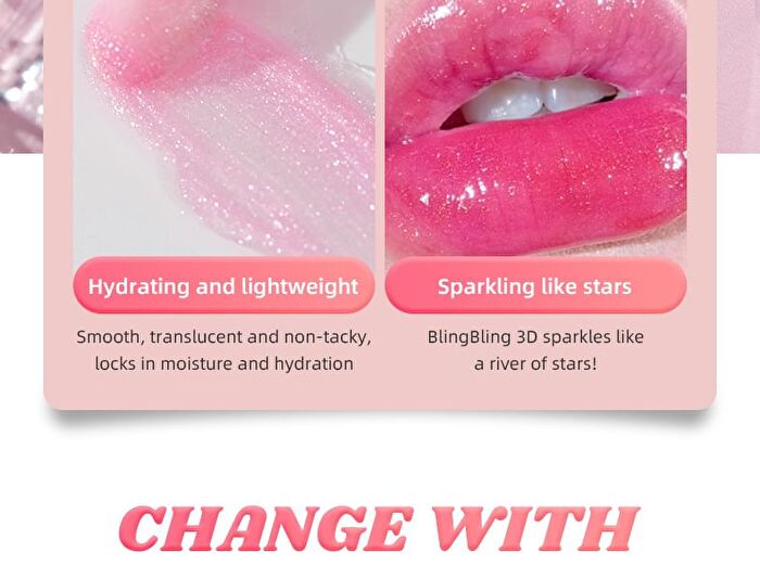 Beauty Glazed Temperature-Changing Pearlescent Lip Gloss - 7g