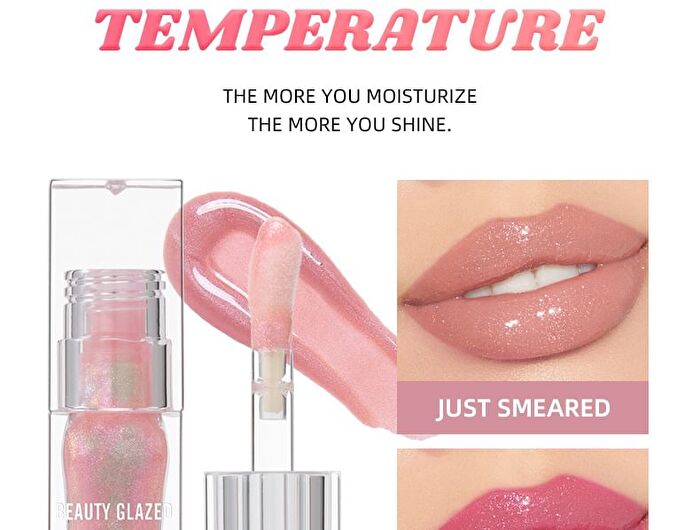 Beauty Glazed Temperature-Changing Pearlescent Lip Gloss - 7g