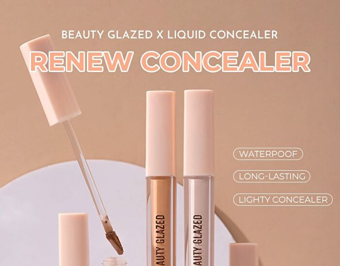 Beauty Glazed Long-Lasting Lightweight Liquid Concealer - 6 Shades - 105# - 8g