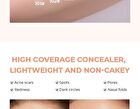 Beauty Glazed Long-Lasting Lightweight Liquid Concealer - 6 Shades - 105# - 8g