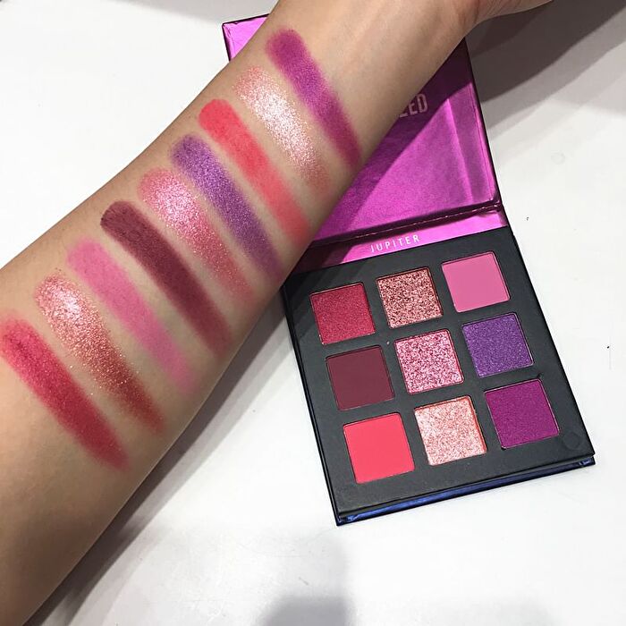 9-Color Galaxy Eyeshadow Palette - 5 Types - A# Mars (1.4g x 9)