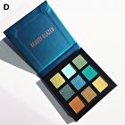 9-Color Galaxy Eyeshadow Palette - 5 Types - A# Mars (1.4g x 9)