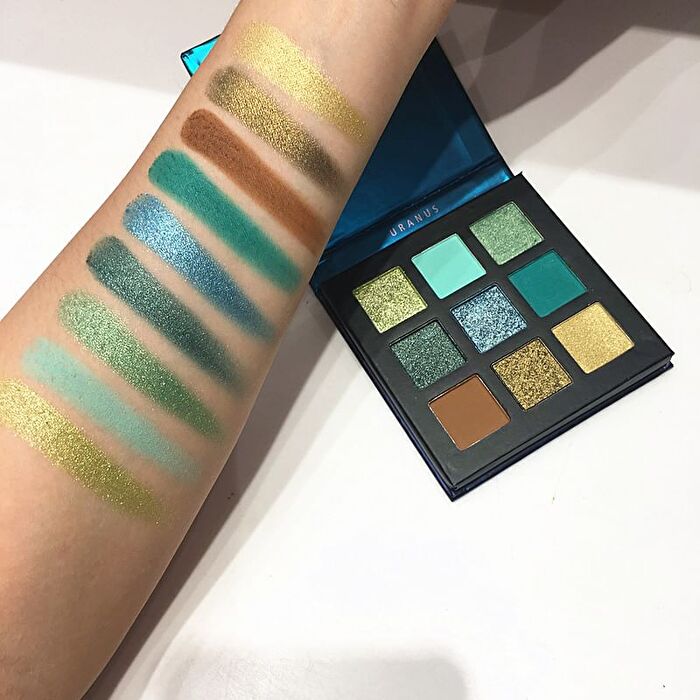 9-Color Galaxy Eyeshadow Palette - 5 Types - A# Mars (1.4g x 9)