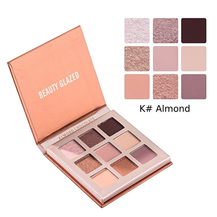 9-Color Galaxy Eyeshadow Palette - 5 Types - A# Mars (1.4g x 9)