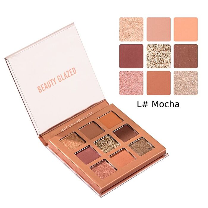 9-Color Galaxy Eyeshadow Palette - 5 Types - A# Mars (1.4g x 9)