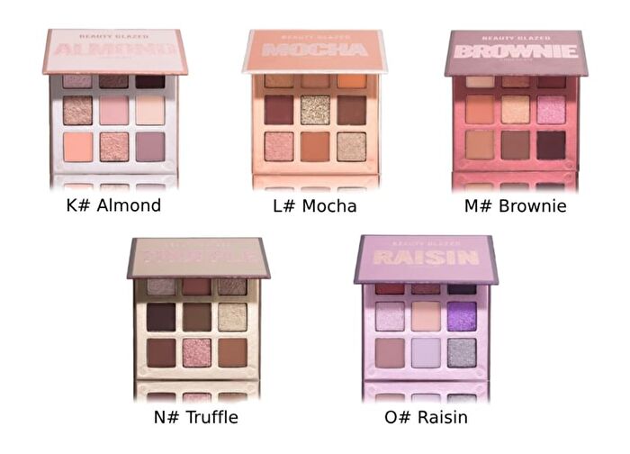 9-Color Galaxy Eyeshadow Palette - 5 Types - A# Mars (1.4g x 9)