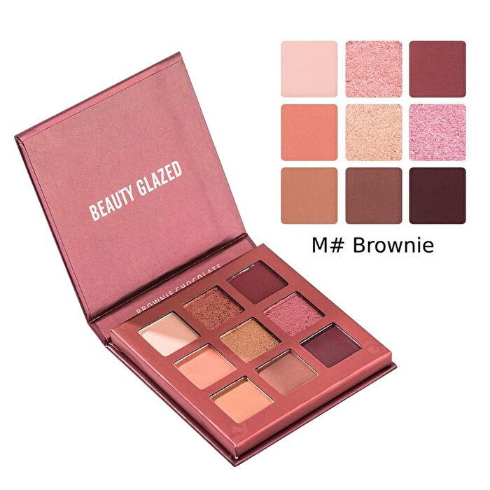 9-Color Galaxy Eyeshadow Palette - 5 Types - A# Mars (1.4g x 9)