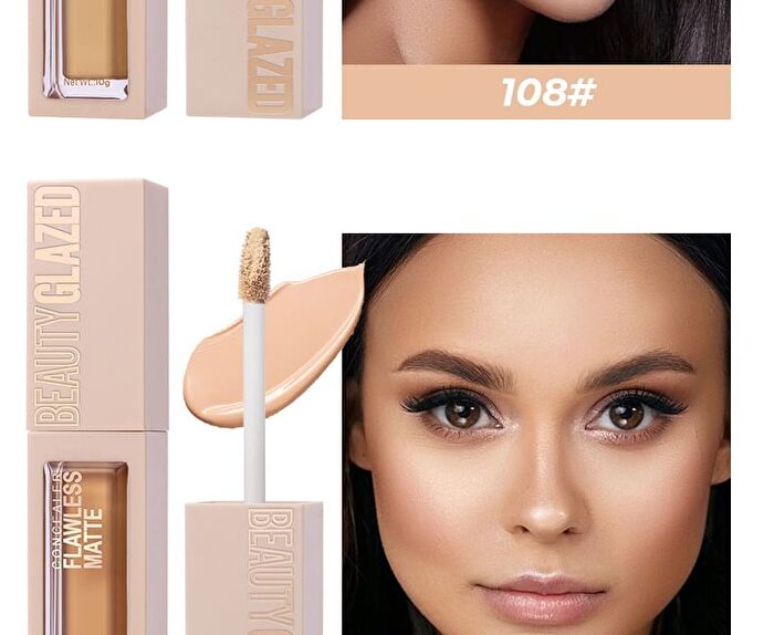 Beauty Glazed Flawless Matte Concealer - 10 Shades - 101# - 8g