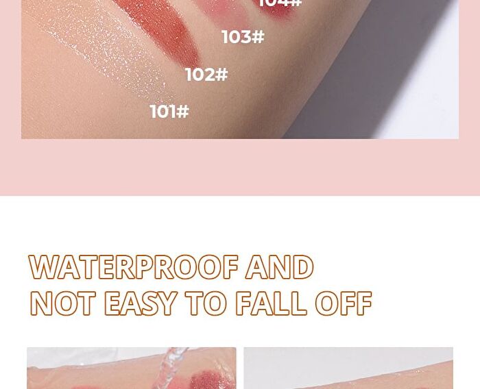 Gleaming Plumping Lip Gloss - 8 Colors - 101# - 3g