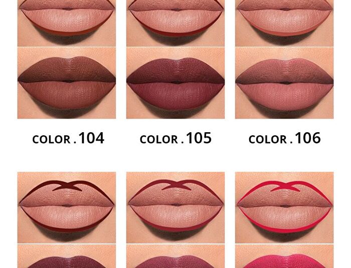 Beauty Glazed Double-Headed Lip Liner & Liquid Lipstick - 12 Types - 109# - 5g