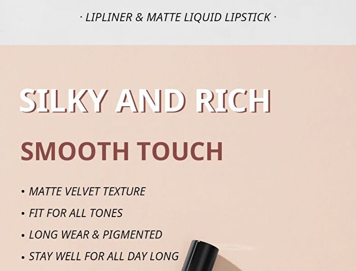 Beauty Glazed Double-Headed Lip Liner & Liquid Lipstick - 12 Types - 109# - 5g