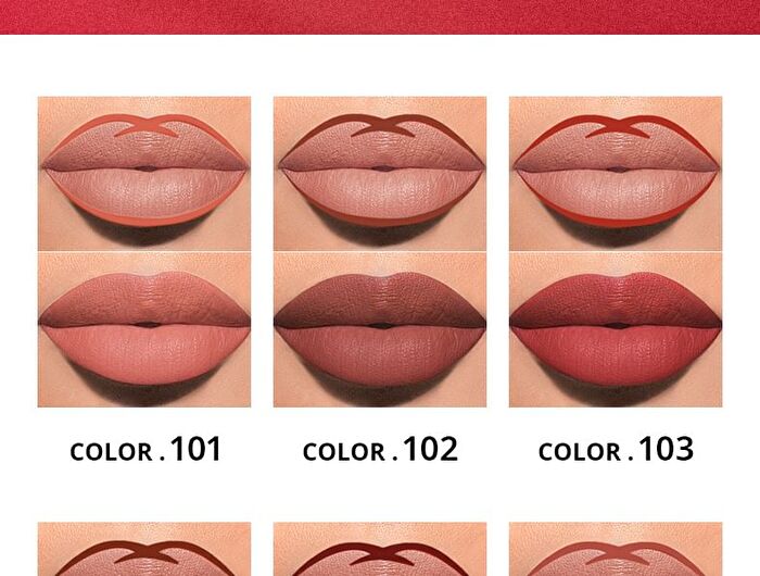 Beauty Glazed Double-Headed Lip Liner & Liquid Lipstick - 12 Types - 109# - 5g
