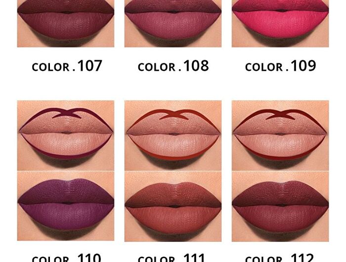 Beauty Glazed Double-Headed Lip Liner & Liquid Lipstick - 12 Types - 109# - 5g