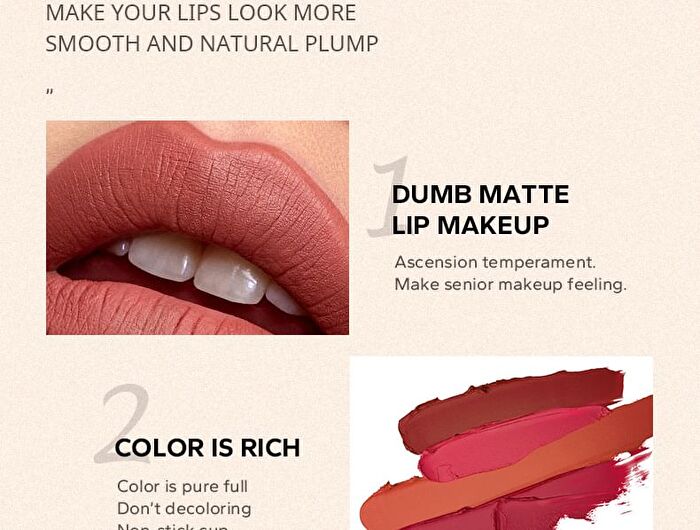 Beauty Glazed Double-Headed Lip Liner & Liquid Lipstick - 12 Types - 109# - 5g