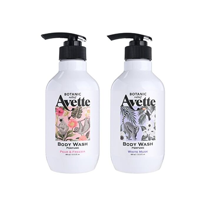 Avette Botanic Relief Body Wash - 2 Types - Pear & Freesia