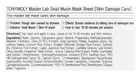 Master Lab Real Mask Sheet - 9 Types - Charcoal
