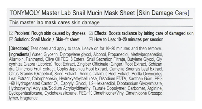 Master Lab Real Mask Sheet - 9 Types - Cica