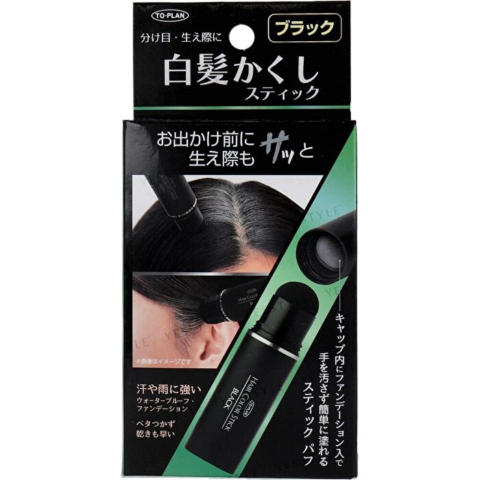 Grey Hair Color Stick - Black