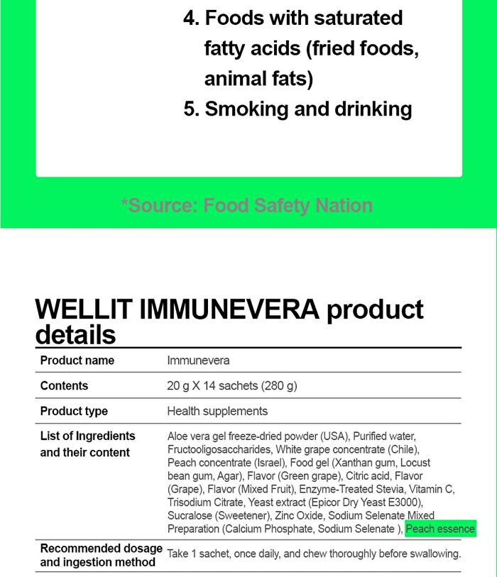 Wellit Immunevera - 20g x 14 sticks
