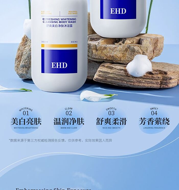 Ehd Refreshing Whitening Moisturizing Body Wash - 500ml