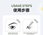 Yolo Yyx Lazy Daisy Series Individual False Eyelashes - 3 Types - Brown Splice (8 pairs/48 clusters)